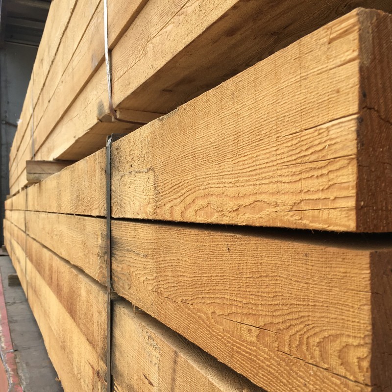 New Untreated Siberian Larch Sleepers (200 x 100 mm)