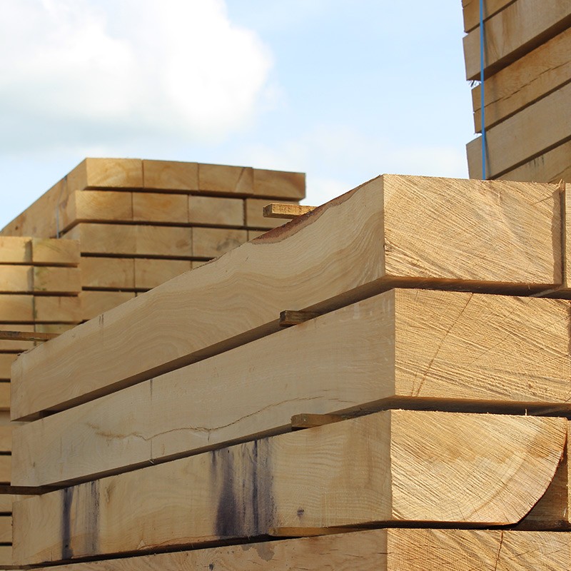 New Untreated Oak Sleepers - Pallet of 40 (1200 x 200 x 100 mm)