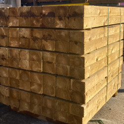 New Brown Treated Softwood Sleepers (150 x 100)