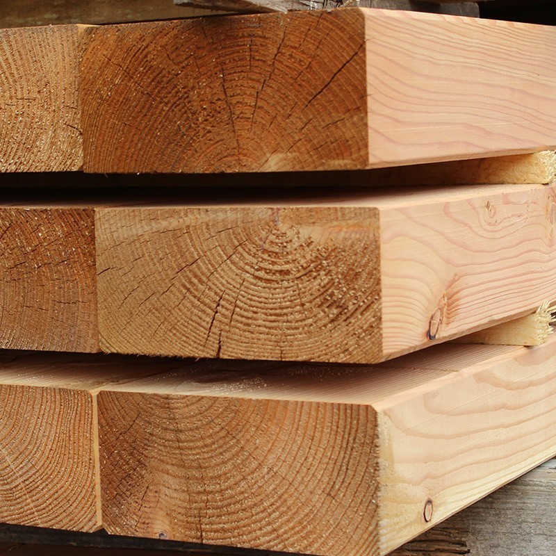 Planed and Bevelled Larch/ Douglas Fir Garden Sleepers - Pallet Planed and Bevelled Larch/ Douglas Fir Garden Sleepers - Pallet