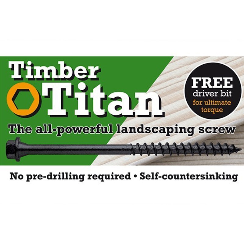 Timber Titan Landscaping Screws - 150mm Timber Titan Landscaping Screws - 150mm